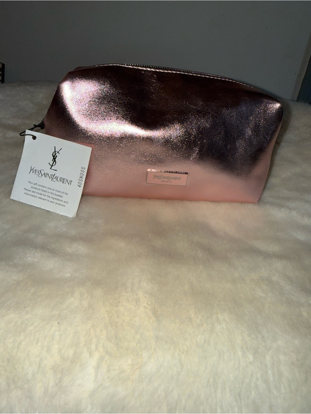 Yves Saint Laurent Iridescent Rose Cosmetic Pouch